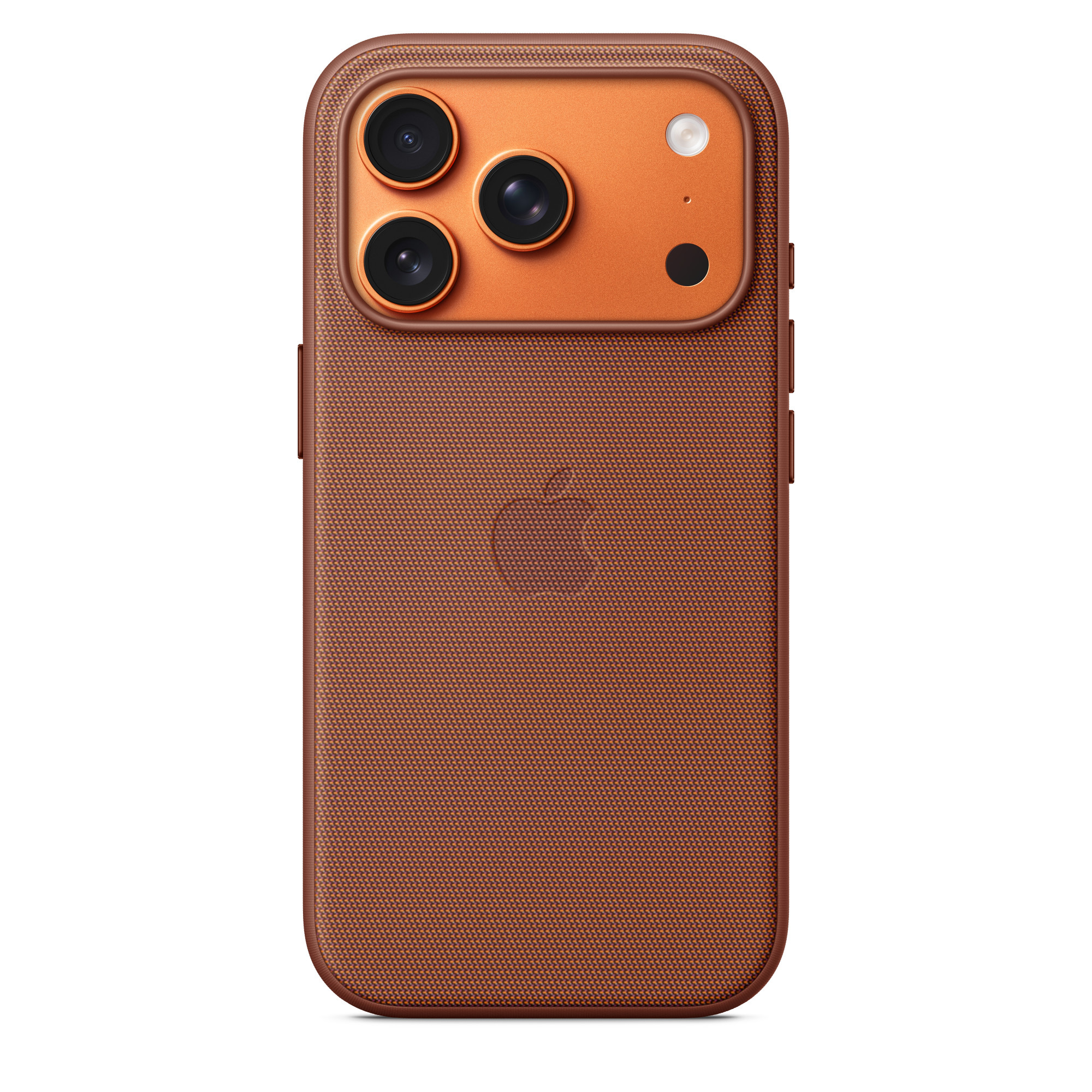 iPhone 17 Pro in woven case