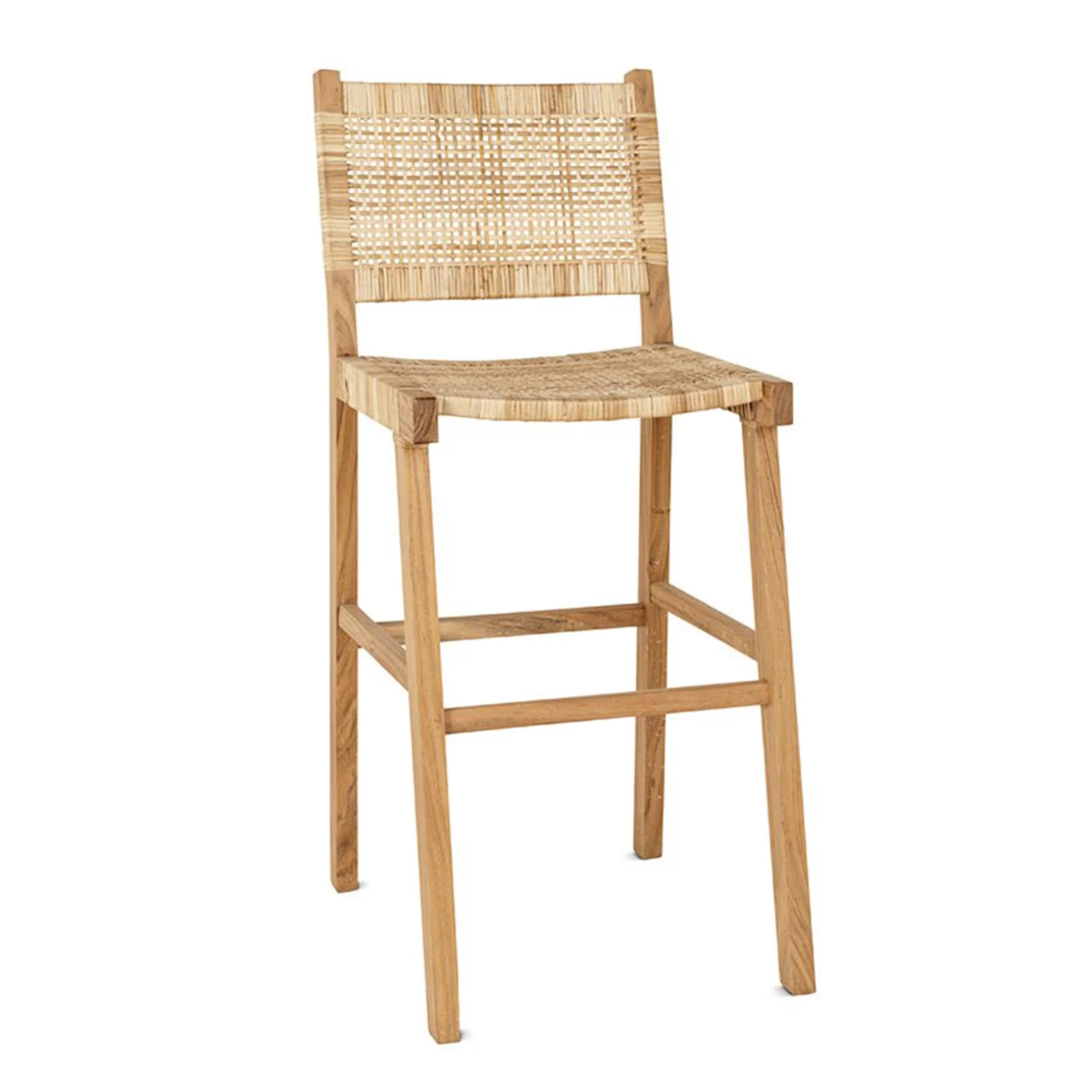 Madrisana Acacia & Rattan Bar Stool