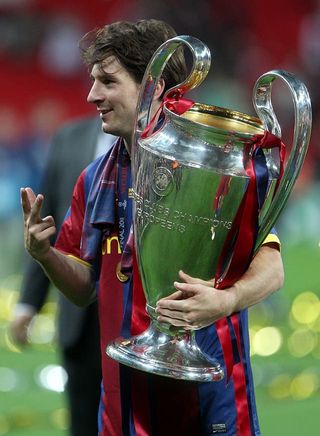 Lionel Messi won 34 major trophies with Barcelona, including four Champions Leagues and 10 LaLiga titles (Nick Potts/PA)