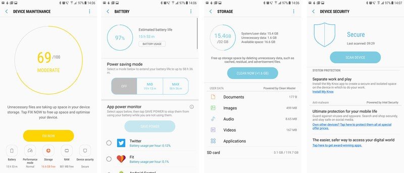Device maintenance