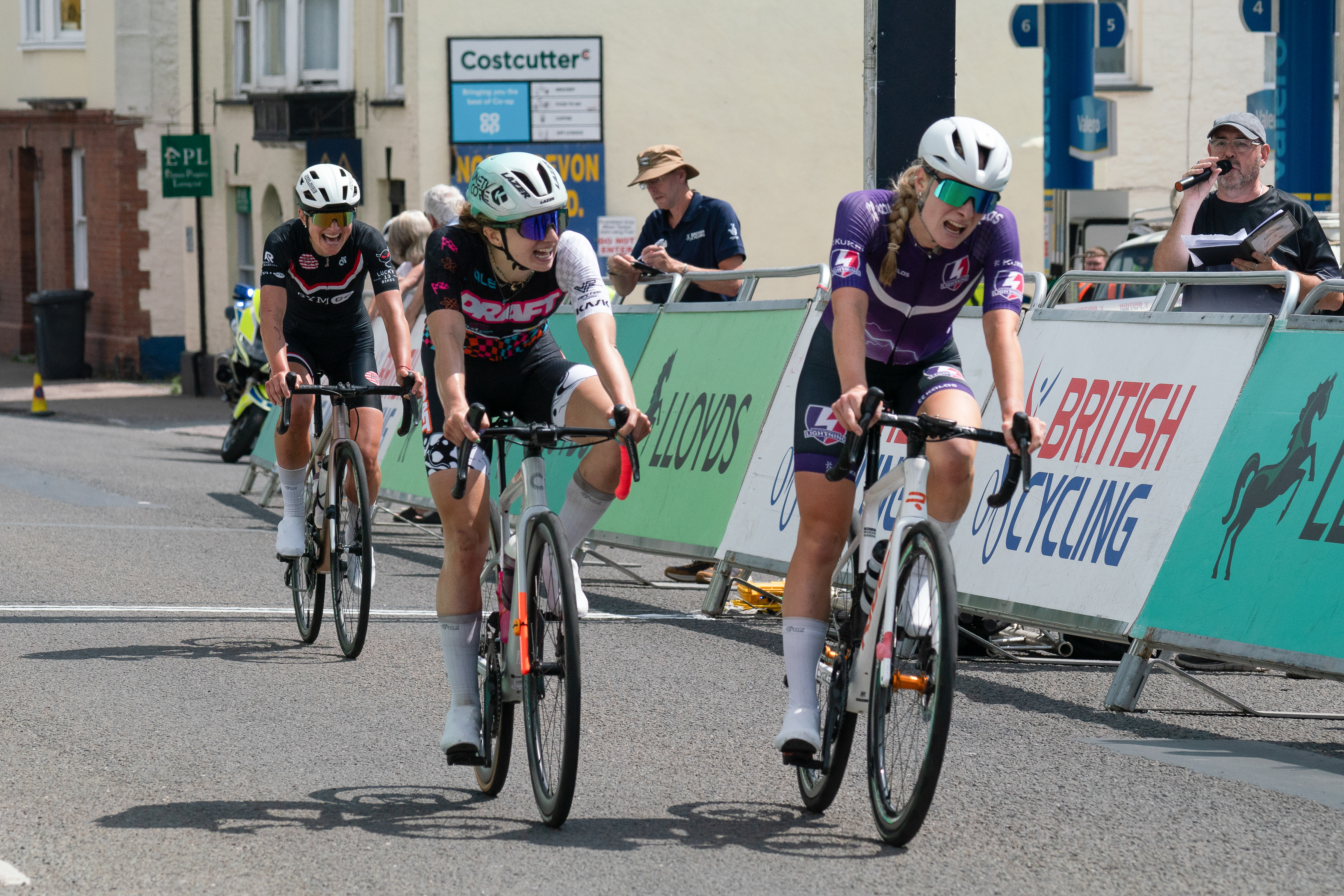 2026 Women&rsquo;s South Molton Grand Prix, Lucy Harris (DRAFT) Wins ahead of Lily Martin (Loughborough Lightning)