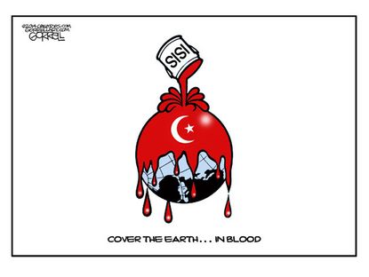 Political cartoon ISIS Iraq