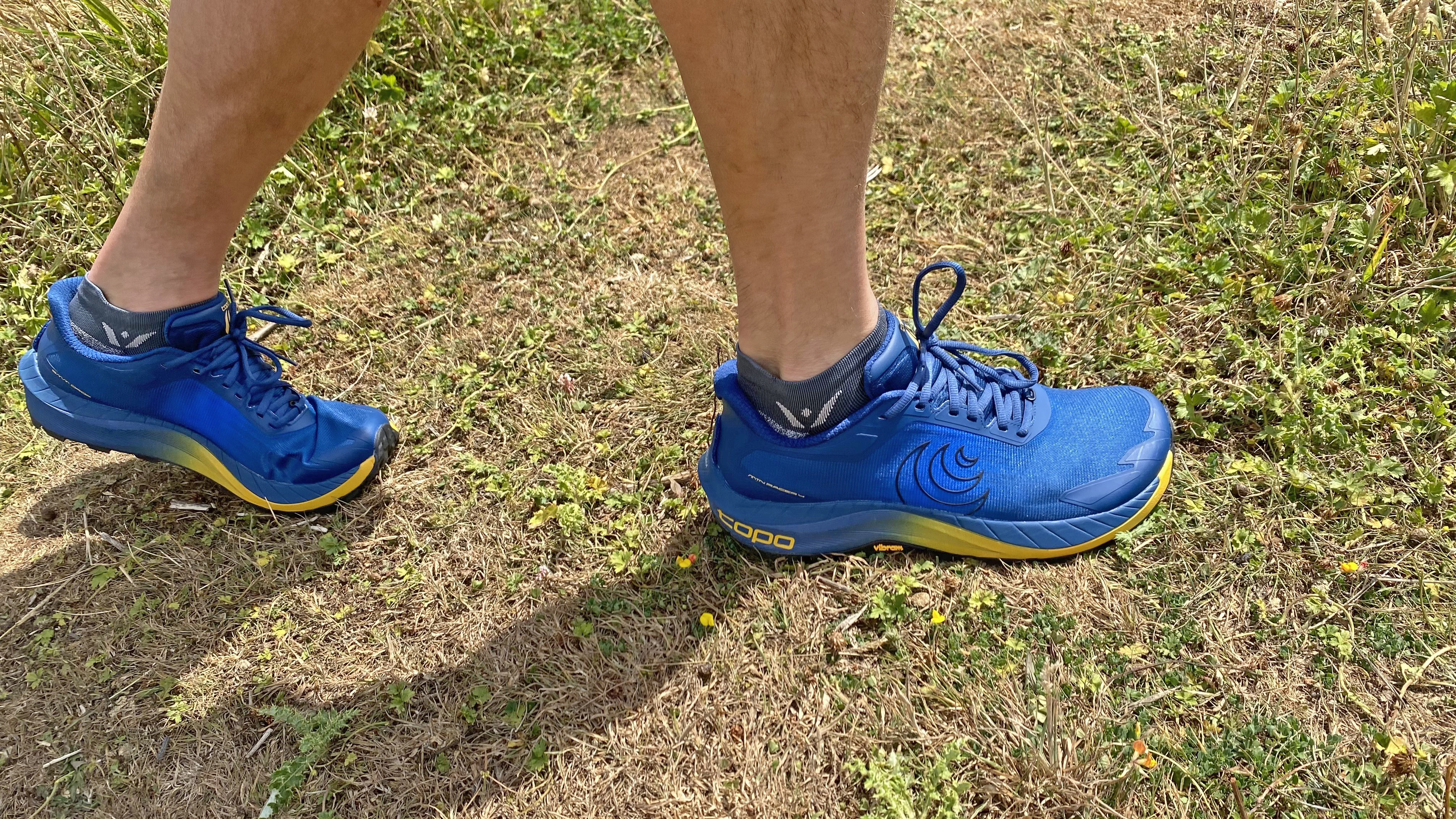 Side profile of the Topo Athletic MTN Racer 4