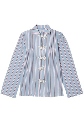 Bode Cotton Embroidered Shirt