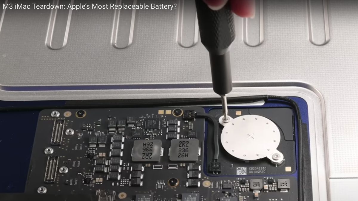 iFixIt deconstructs the M3 iMac all-in-one and finds an easier-to-replace  battery