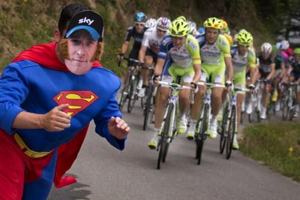 It's a bird. It's a plane. No, it's SuperWiggins.
