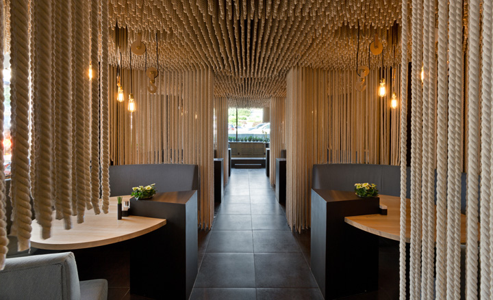 Modern space filled with naval references