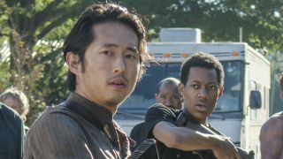 Glenn and Noah in The Walking Dead