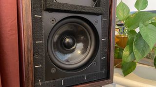 Musical Fidelity LS3/5A mid/bass driver close up