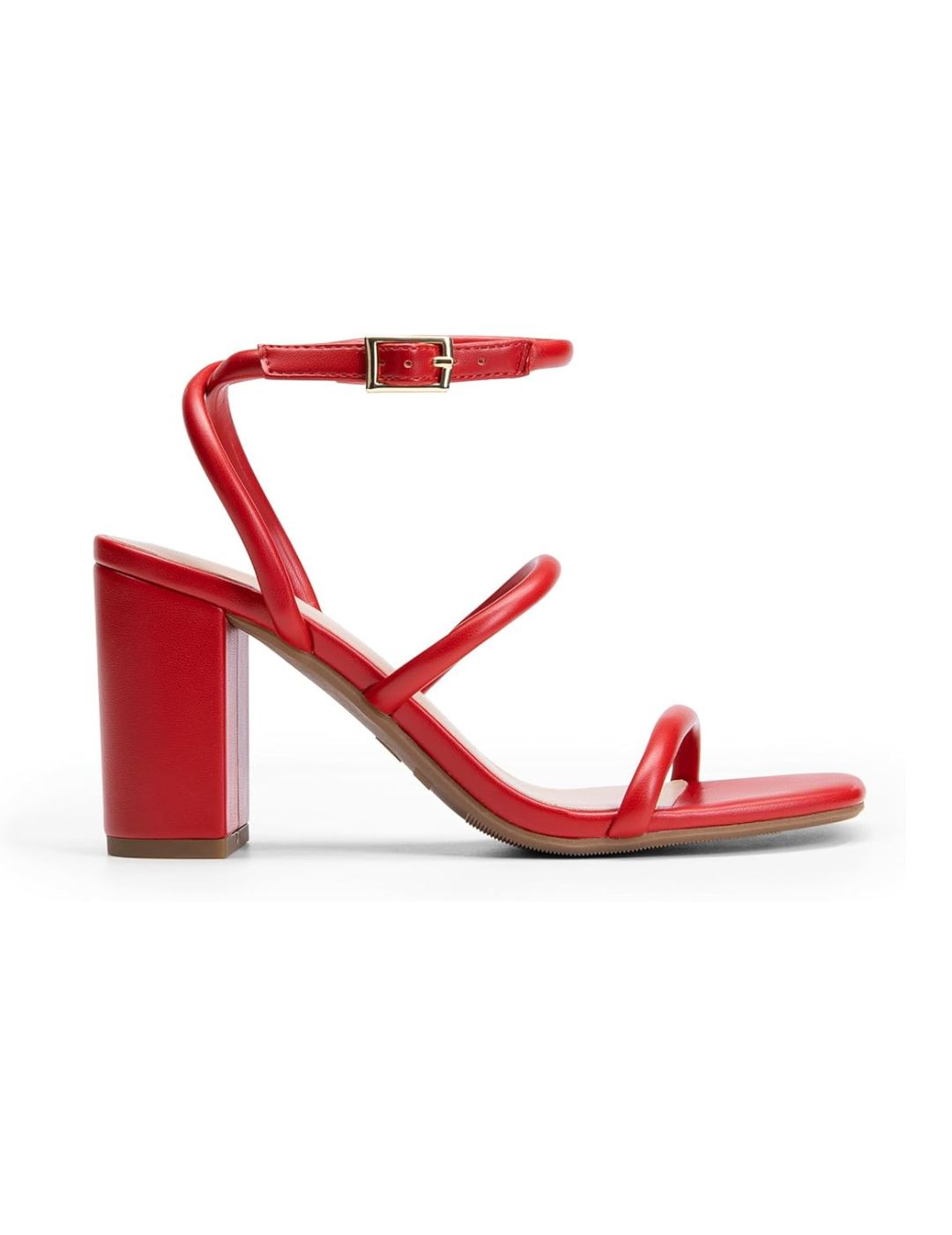 Dream Pairs , Chunky Square Open Toe Strappy Ankle