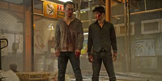 Joe Taslim and Iko Uwais in The Night Comes For Us