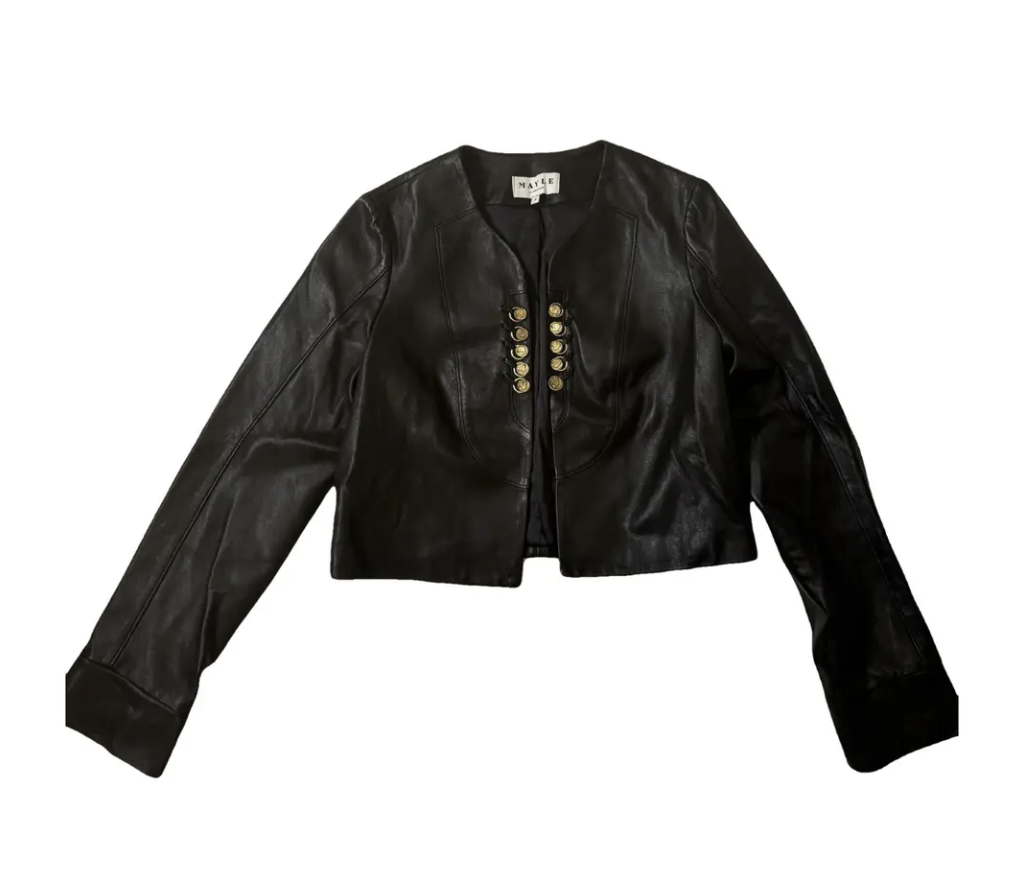 Mayle, Leather Short Vest