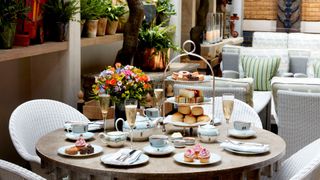 one of the best afternoon teas in london at the ham yard hotel