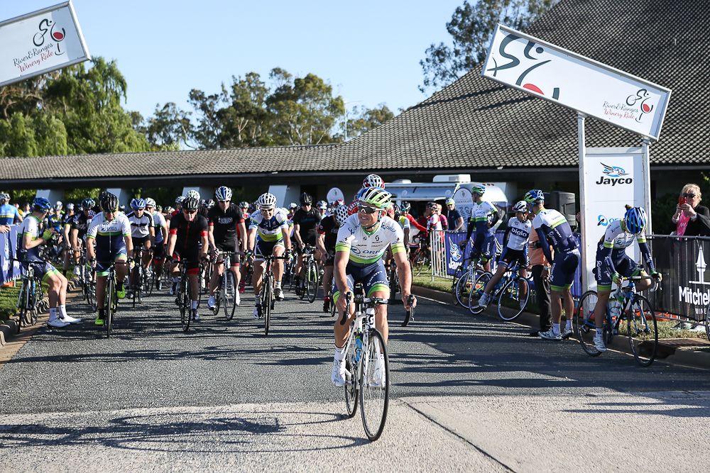 River &amp; Ranges Winery Ride at Mitchelton Winery, Nagambie, Victoria, Australia, Sunday, November, 22, 2015.