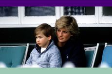 Princess Diana and Prince William 