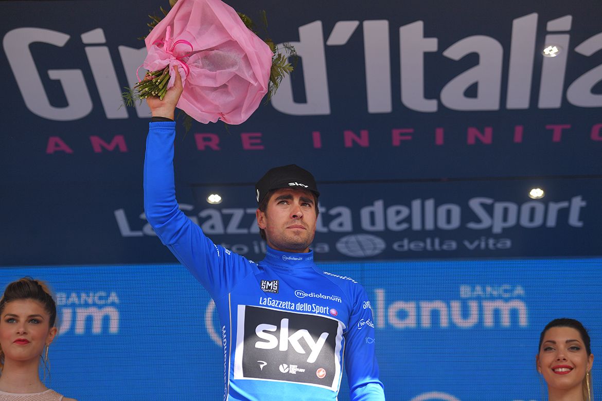 Mikel Landa had to settle for the mountains jersey after the Giro d'Italia's 16th stage