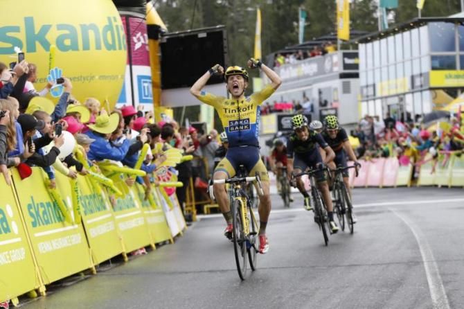 Rafal Majka (Tinkoff-Saxo) wins stage 5 in the Tour of Poland