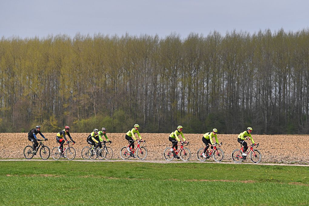 Trek-Segafredo riders recon the Paris-Roubaix route