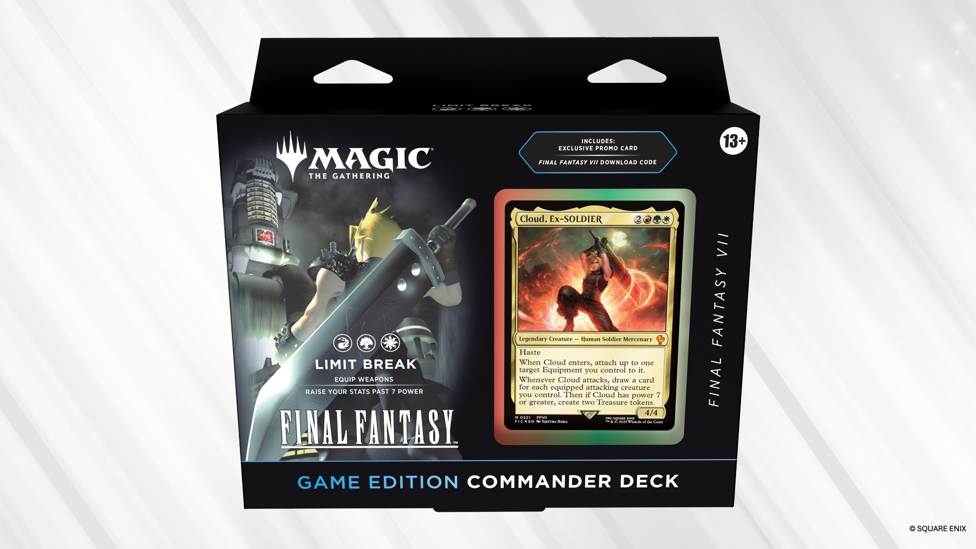 MTG Final Fantasy products on a plain background