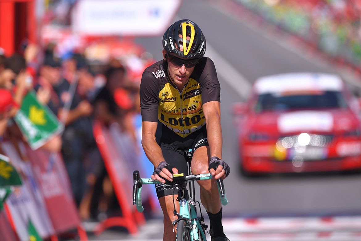 Stef Clement on stage 12 of the Vuelta a Espa&ntilde;a.