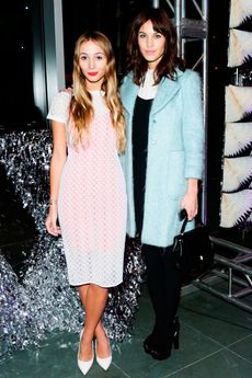 Alexa Chung and Solange Knowles at MoMA presents The 2013 Armory Party in New York