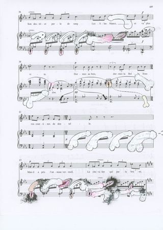 Image of a porn music sheet