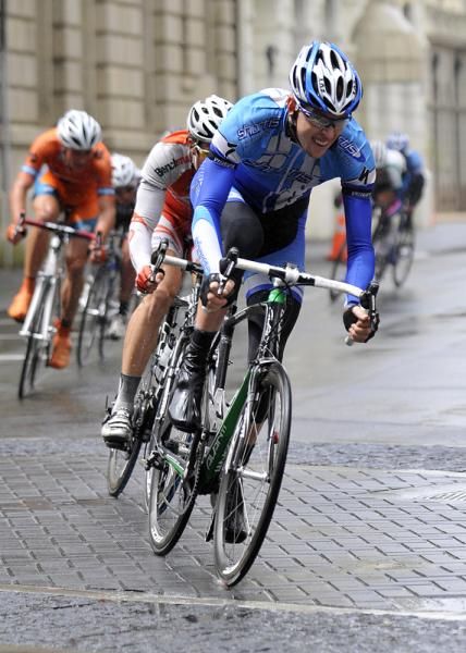 Team Shortis Cycles on the front