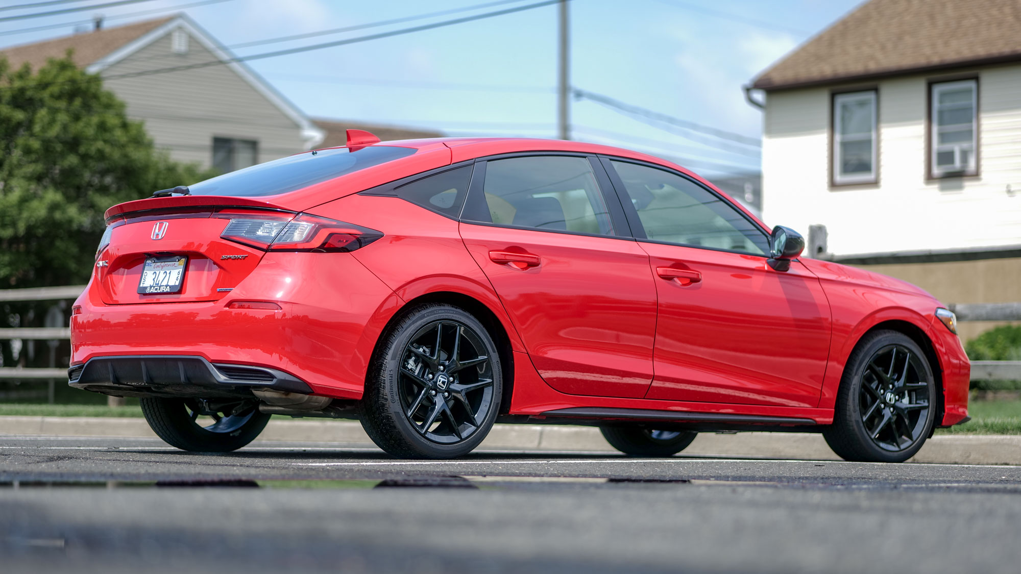 2025 Honda Civic Sport Hatchback Hybrid test drive.
