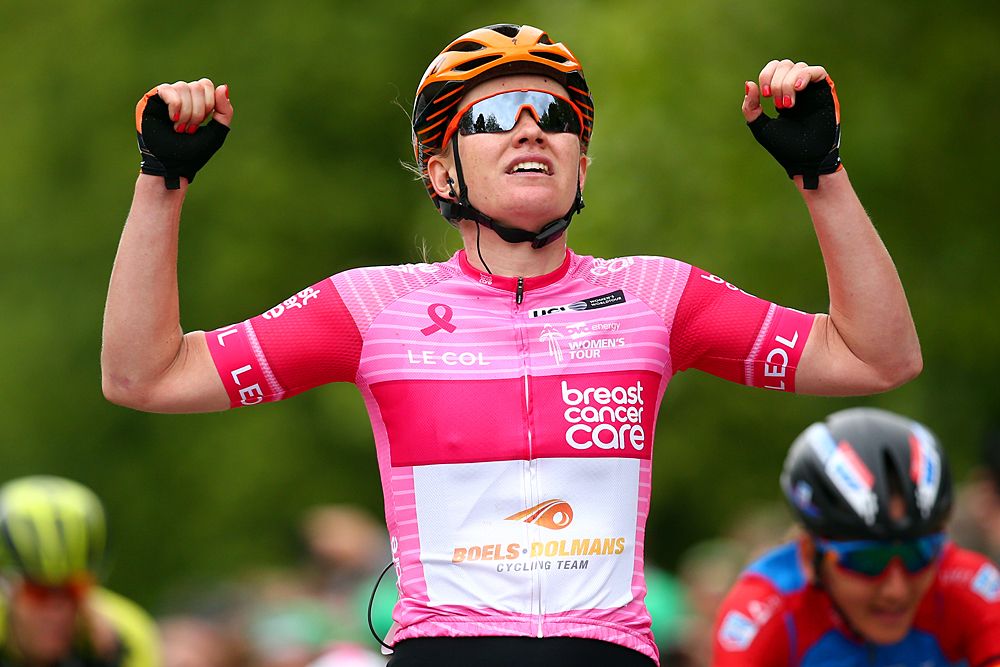 Jolien D'hoore (Boels-Dolmans) wins stage 3 at the OVO Energy Women's Tour