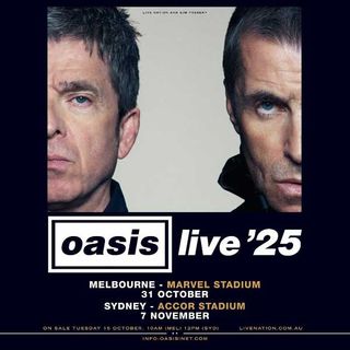 Oasis Live '25 Australian tour admat