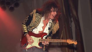 Guitarist Yngwie Malmsteen at the Aragon Ballroom in Chicago Illinois, July 5, 1985