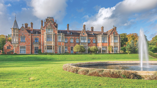 Part of an 1884 mansion by George Somers Leigh Clarke in Oxfordshire