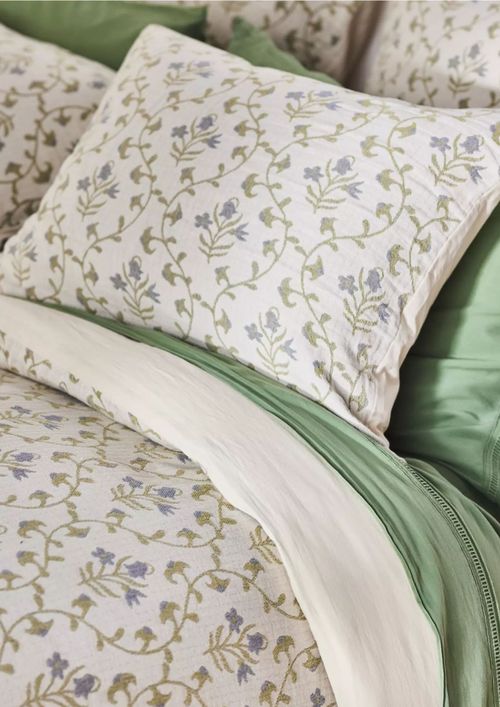 Ellie Cotton Floral Printed Woven Duvet Cover