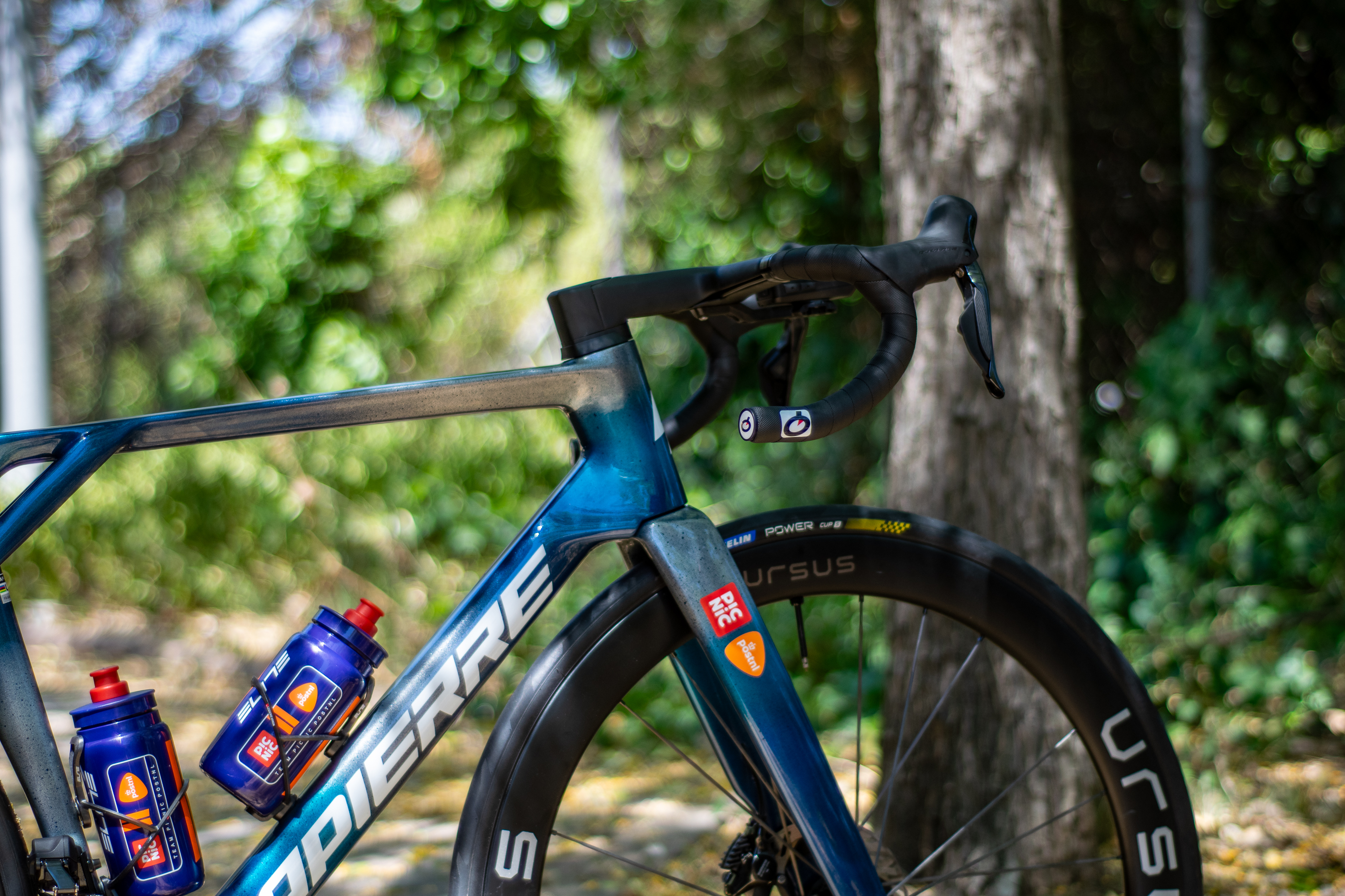 An 80th anniversary Lapierre Xelius DRS bike at the 2026 Tour de France