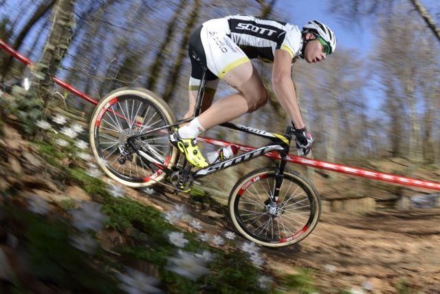 Andri Frischknecht (Scott Swisspower) won the amateur &amp; masters category as he works to qualify for the elite races
