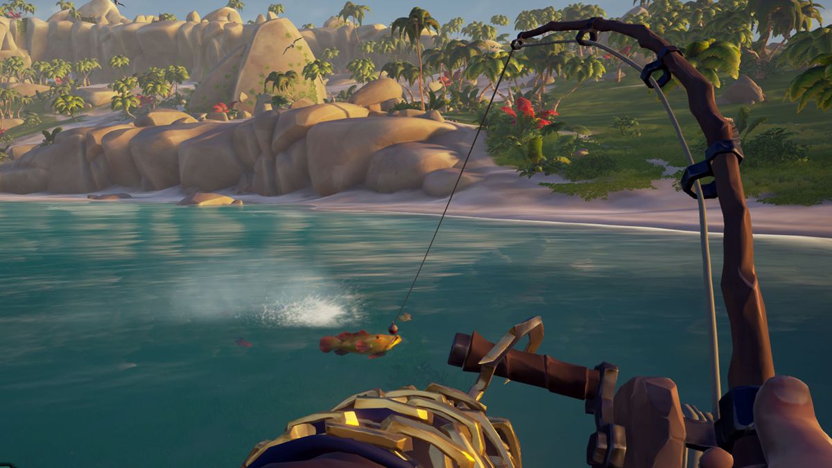 Sea of Thieves how to fish 