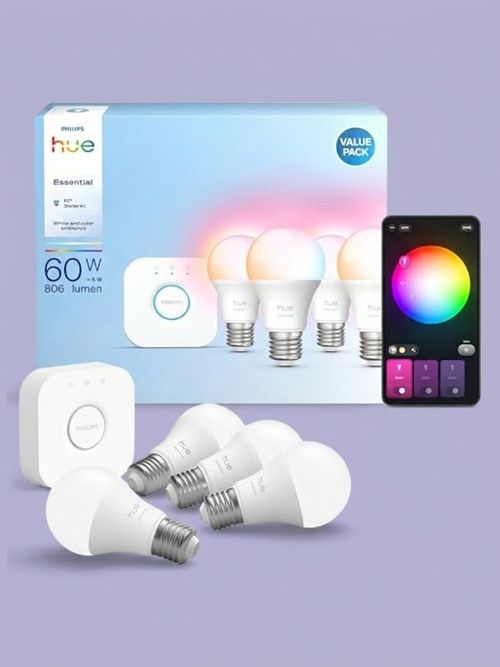 Essential Starter Kit: Bridge + 4 E27 Bulbs