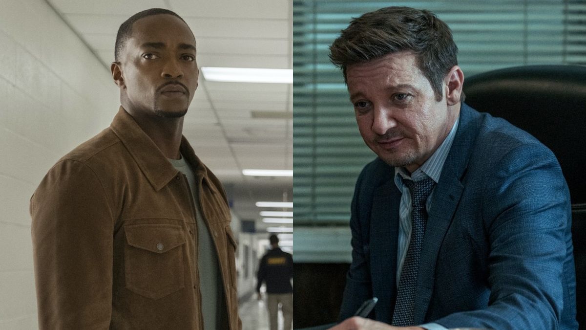 Anthony Mackie stars on The Falcon and the Winter Soldier, while Jeremy Renner stars on Mayor of Kingstown