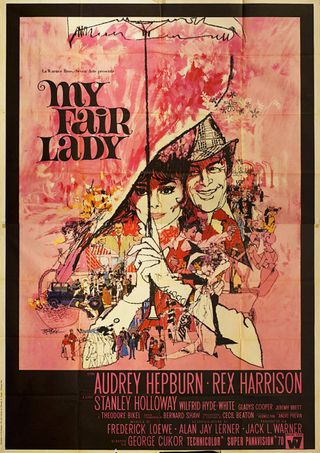 Film poster for My Fair Lady, by Bill Gold
