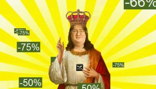 Gabe Newell delivering discounts.