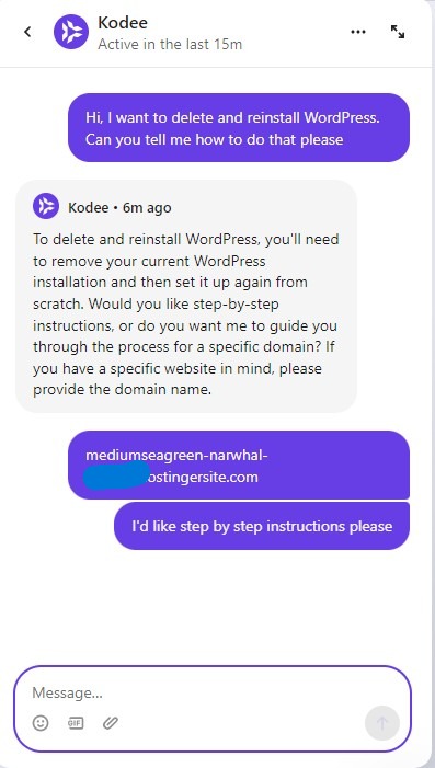 Kodee chatbot
