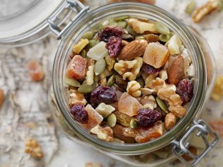 Healthy snack ideas: trail mix