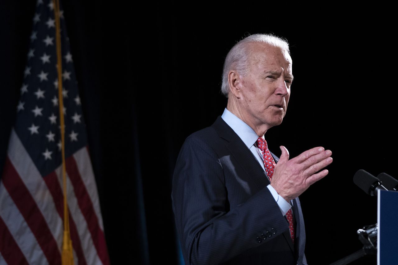 Joe Biden speaks in Delaware