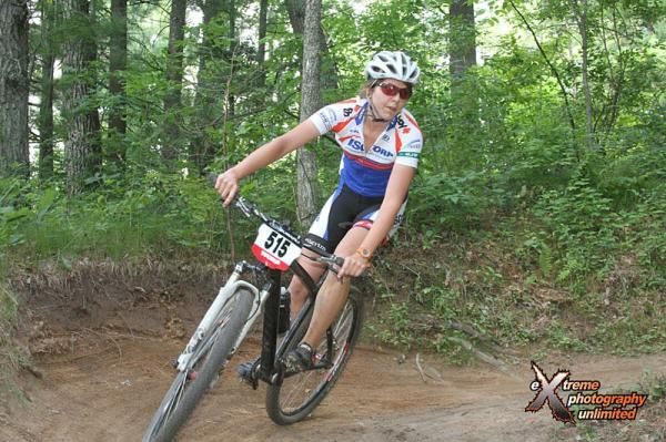 Relative newcomer Amber Markee took a big step up on the elite podium with second place