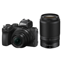 Nikon Z50 twin lens kit $1196.95 save $150
+ Free accessory pack