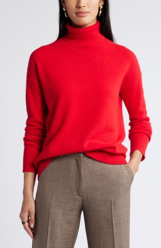 cashmere turtleneck sweater