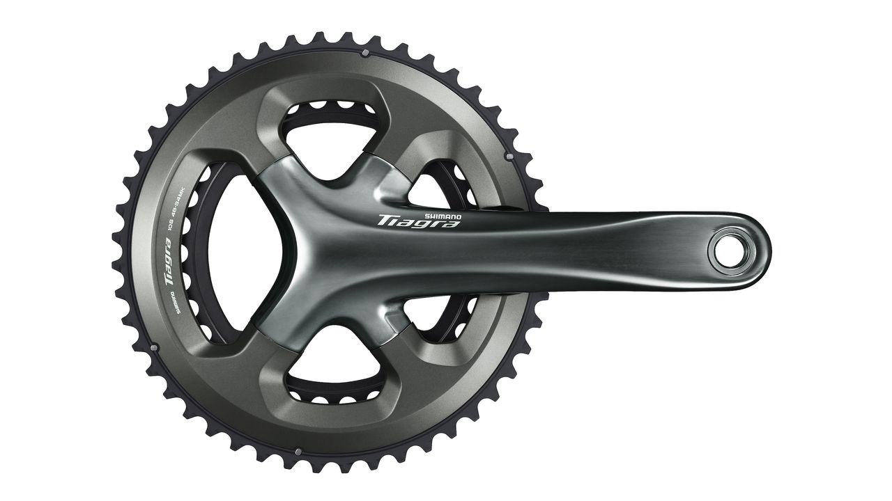 Shimano have added a 48/34 chainring combination to the Tiagra chainring offering