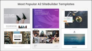 A2 Hosting SiteBuilder templates