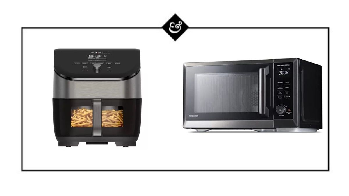 Smart Microwave Air Fryer Plus, 6-in-1 Countertop Microwave Air