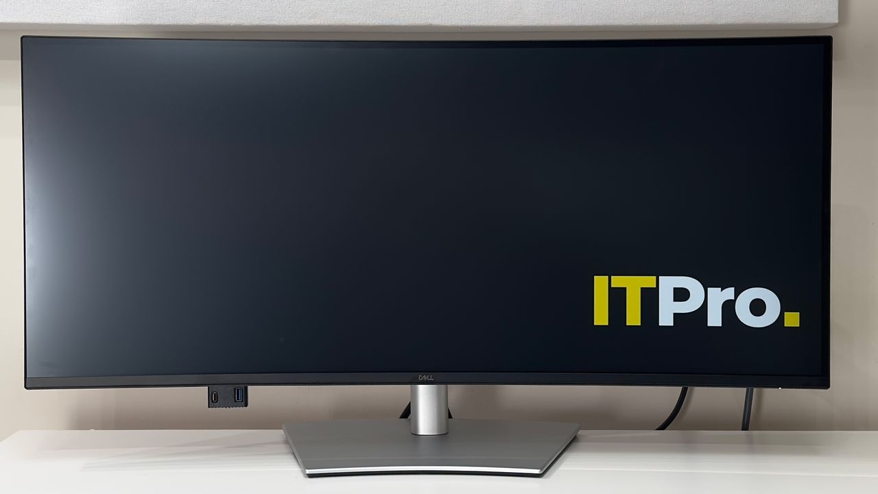 The Dell Pro 34 Plus P3425WE Monitor on a desk